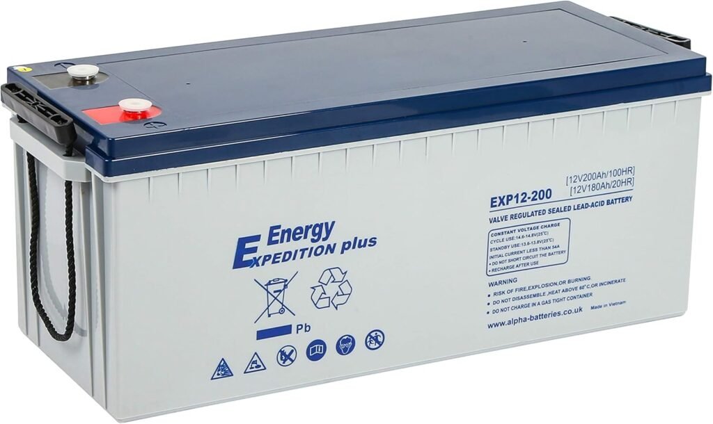 12V 200AH Expedition Plus Deep Cycle AGM Leisure Battery for off grid/solar systems, Motorhome, Caravan and Marine 12V 200AH Expedition Plus Deep Cycle AGM Leisure Battery for off grid/solar systems, Motorhome, Caravan and Marine