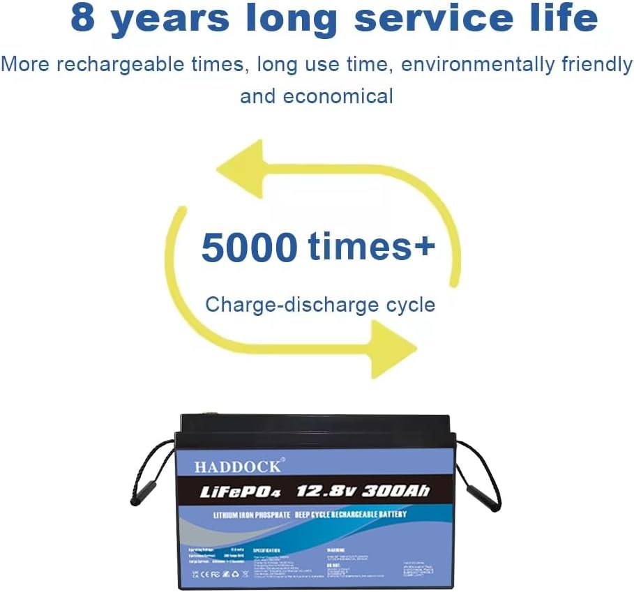12V 300Ah LiFePO4 Battery, 5000+ Deep Cycle,Rechargeable Lithium Ion Phosphate Leisure Battery with BMS,for Trolling Motor, Kids Scooters, Power Wheels, Fish finder,Outdoor Camping 12V 300Ah LiFePO4 Battery, 5000+ Deep Cycle,Rechargeable Lithium Ion Phosphate Leisure Battery with BMS,for Trolling Motor, Kids Scooters, Power Wheels, Fish finder,Outdoor Camping