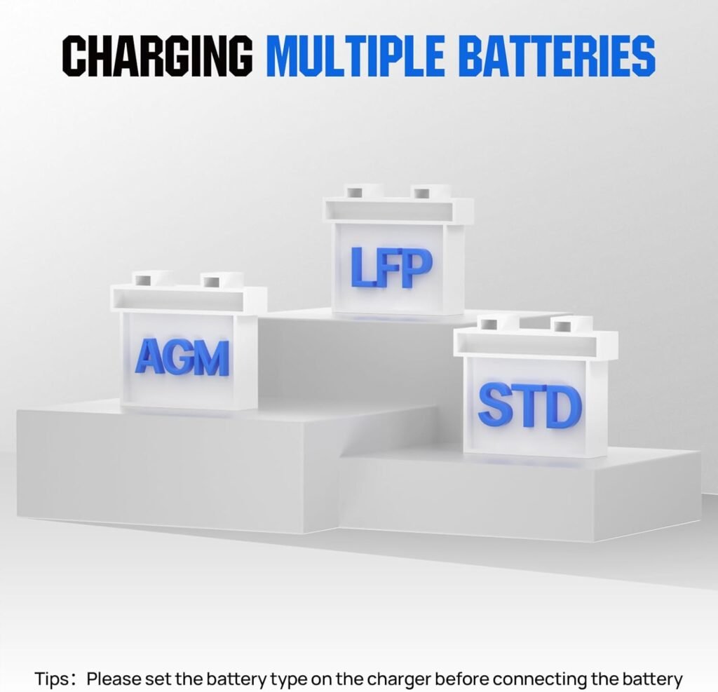 ECO-WORTHY 12V 280AH LiFePO4 Battery and 12V/24V 20A Automatic Smart Battery Charger with Anderson Connector,for Off-Grid,Motorhomes,Home,Narrowboat ECO-WORTHY 12V 280AH LiFePO4 Battery and 12V/24V 20A Automatic Smart Battery Charger with Anderson Connector,for Off-Grid,Motorhomes,Home,Narrowboat