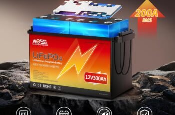 LiFePO4 Lithium Iron Phosphate Battery, 12V 300Ah, Built-in BMS Review (2026) — Quick Verdict