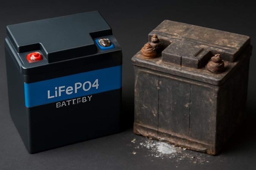 lifepo4 vs lead acid batteries