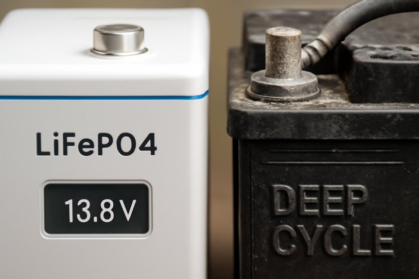 lithium efficiency versus lead degradation