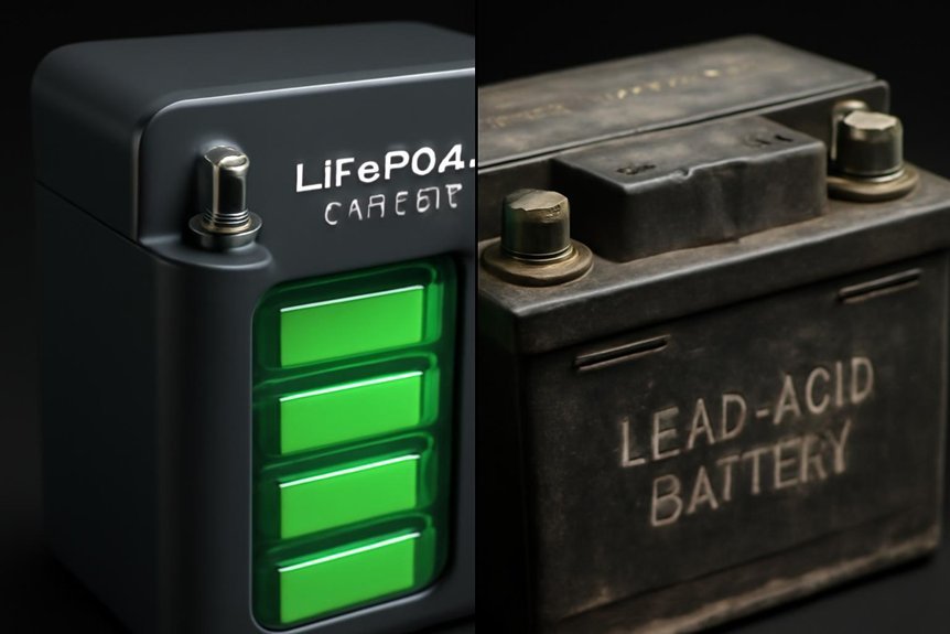 lithium phosphate vs lead acid