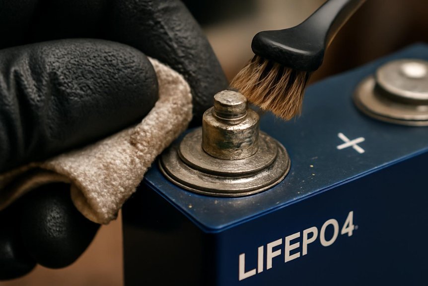 maintain battery terminal efficiency