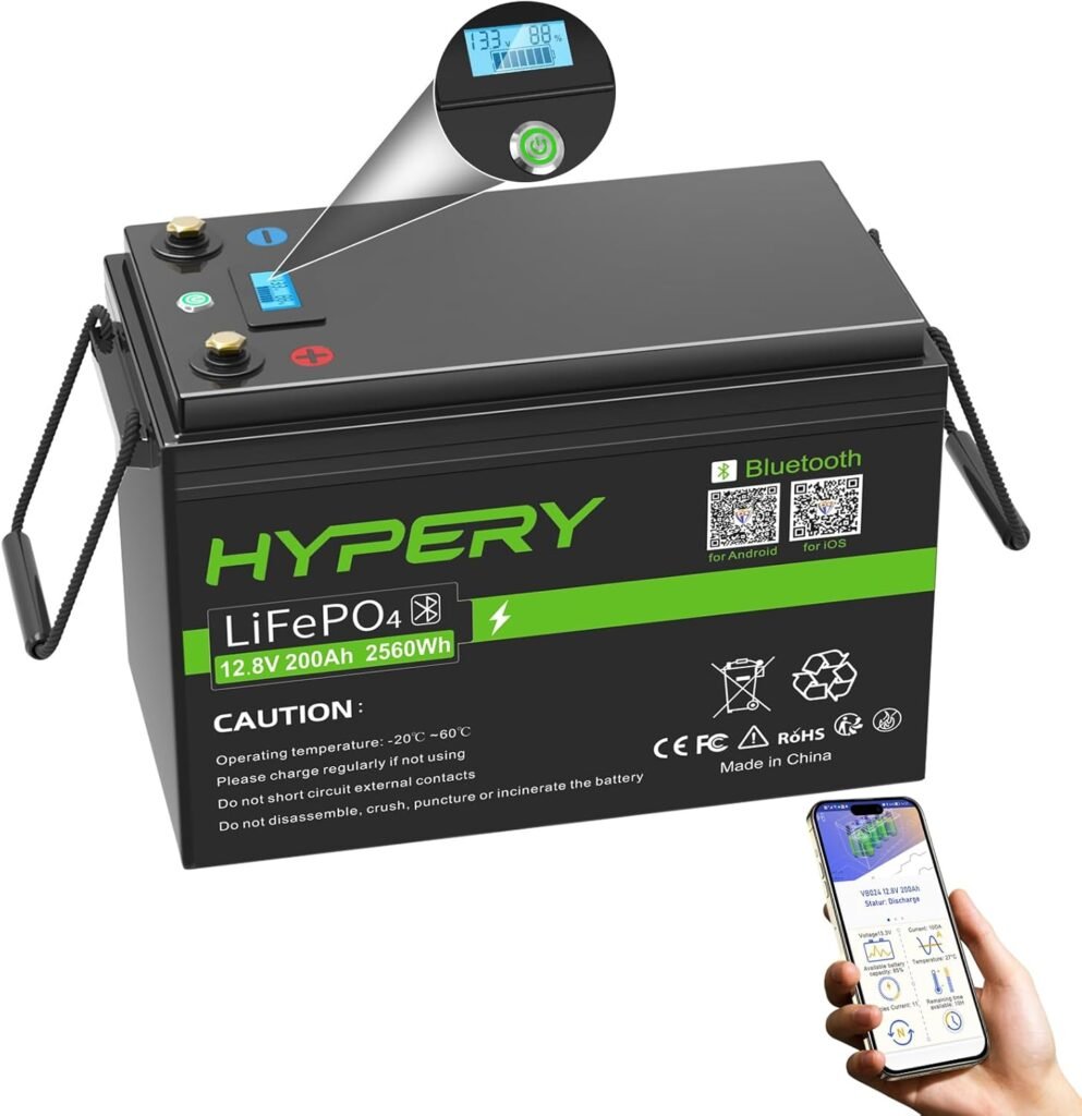 Smart 12V 150AH LiFePO4 Battery with Bluetooth, LED Display Screen, Safety Switch and BMS, Perfect Lithium Battery for RVs, Golf Carts, Boats and Home Energy Storage Smart 12V 150AH LiFePO4 Battery with Bluetooth, LED Display Screen, Safety Switch and BMS, Perfect Lithium Battery for RVs, Golf Carts, Boats and Home Energy Storage