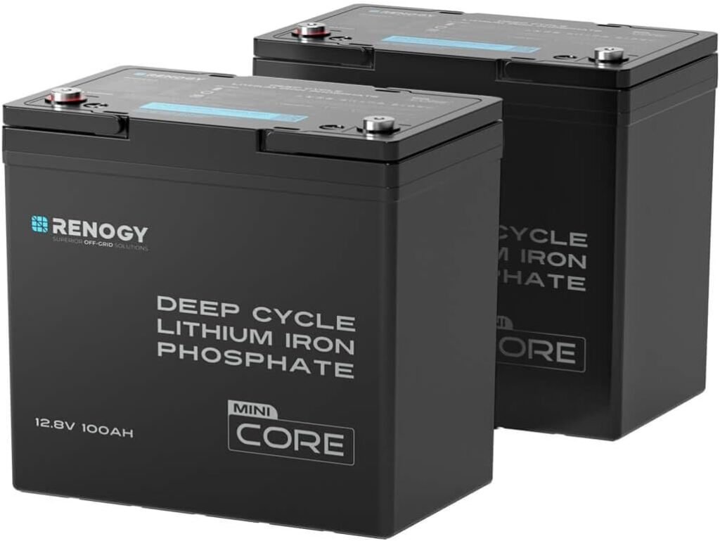 Renogy 200Ah 12V LiFePO4 Battery, Mini Size Lithium Iron Phosphate Leisure Battery with 5000+ Deep Cycles, IP and BMS Protection, Support 4S4P Connection for Caravan, Boat, and Off Grid System Renogy 200Ah 12V LiFePO4 Battery, Mini Size Lithium Iron Phosphate Leisure Battery with 5000+ Deep Cycles, IP and BMS Protection, Support 4S4P Connection for Caravan, Boat, and Off Grid System
