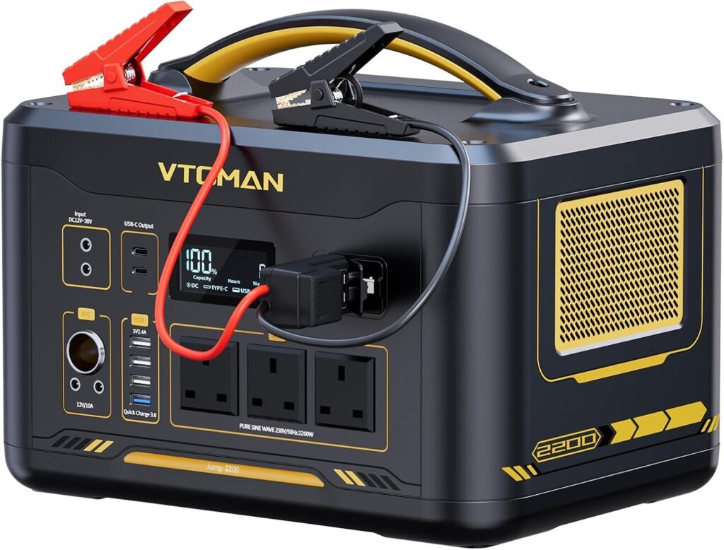 VTOMAN Jump Extra Battery - 1548Wh Large Capacity LiFePO4 Battery with BMS Protection for Travel,Camping, Suitable for VTOMAN Jump 1500X /Jump Portable Power Station Expand Capacity VTOMAN Jump Extra Battery - 1548Wh Large Capacity LiFePO4 Battery with BMS Protection for Travel,Camping, Suitable for VTOMAN Jump 1500X /Jump Portable Power Station Expand Capacity